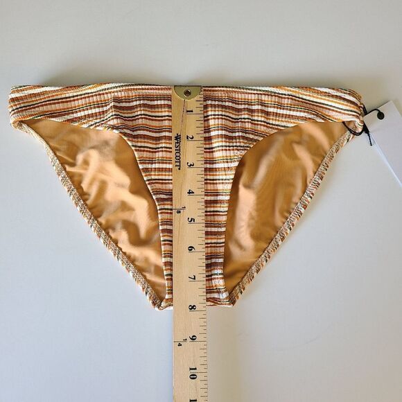 NWT Elle Jay Striped Bikini Bottoms sz S - Picture 4 of 6
